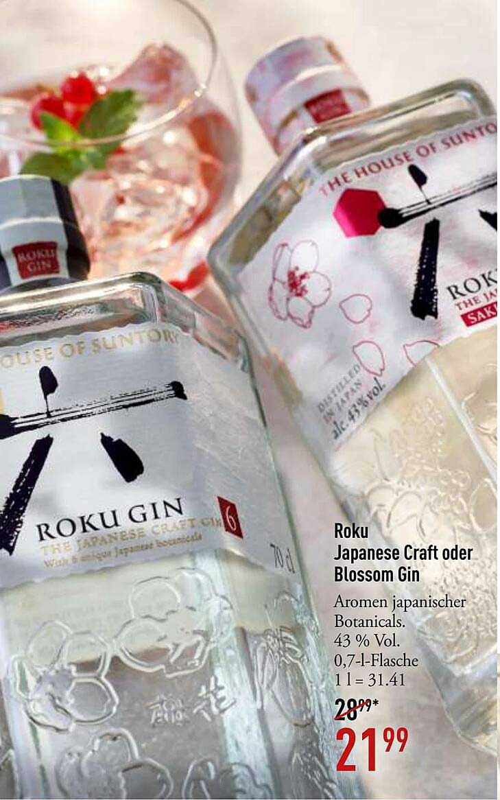 Roku Japanese Craft oder Blossom Gin