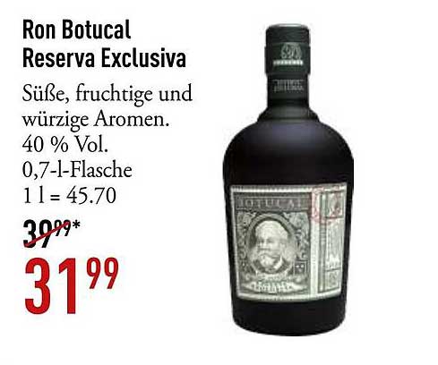 Ron Botucal Reserva Exclusiva