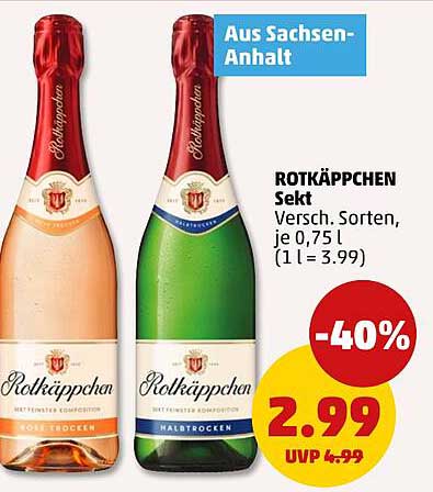ROTKÄPPCHEN Sekt - Verschiedene Sorten, je 0,75 l