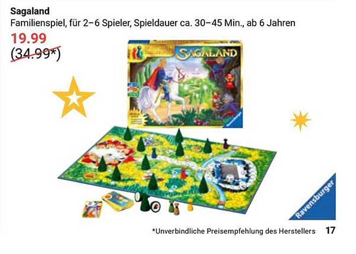 Sagaland Familien-Spiel für 2-6 Spieler