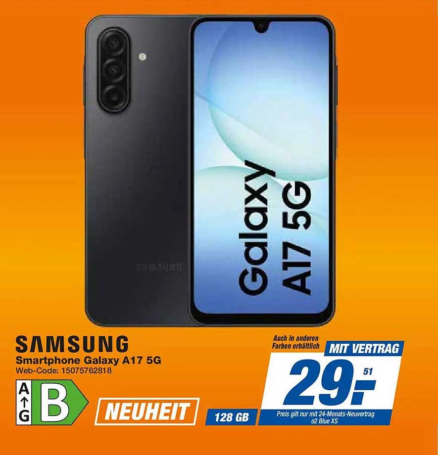 Samsung Smartphone Galaxy A17 5G Neuheit
