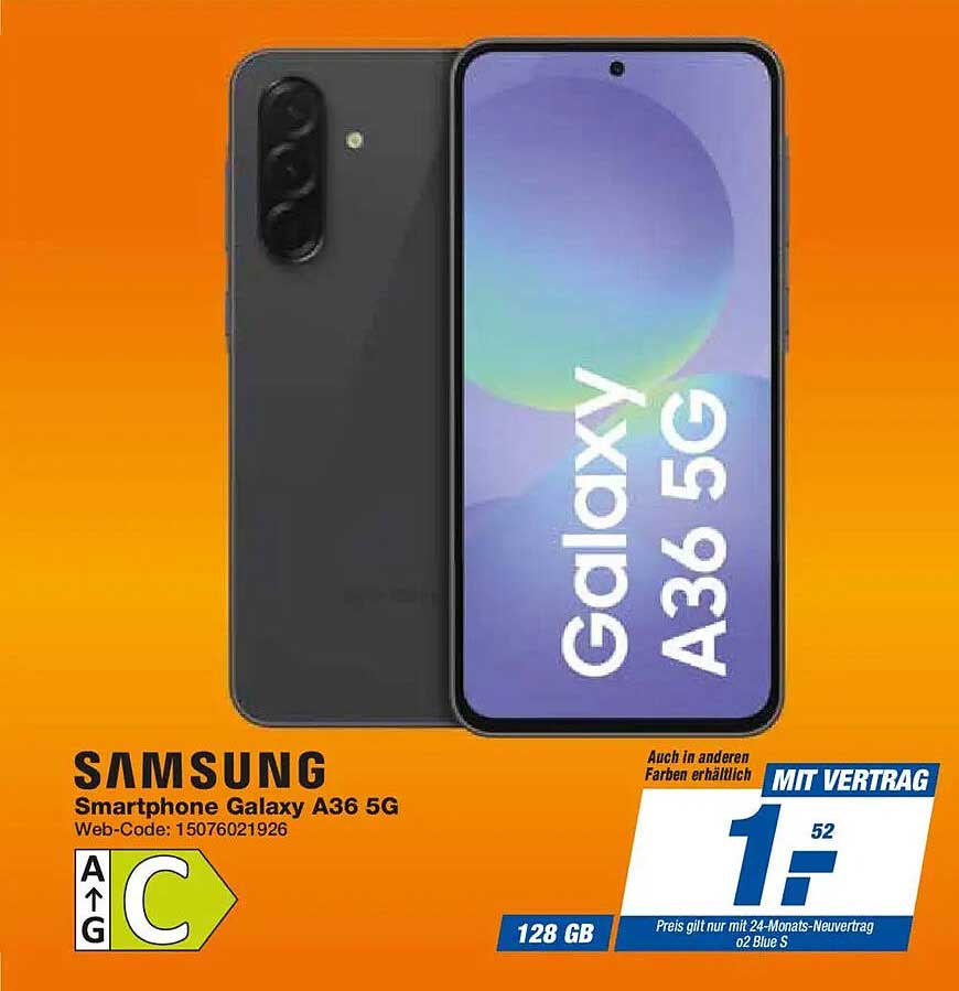 Samsung Smartphone Galaxy A36 5G mit 128 GB