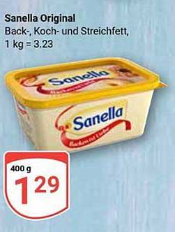 Sanella Original Back-, Koch- und Streichfett 400 g