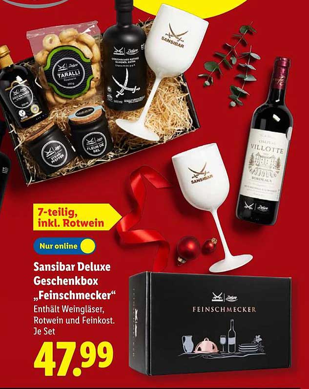 Sansibar Deluxe Geschenkbox „Feinschmecker“