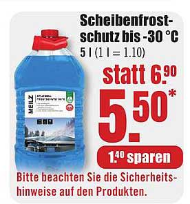 Scheibenfrostschutz bis -30 °C 5 l