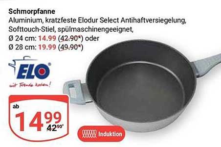 Schmorpfanne Elo Elodur Select 24 cm oder 28 cm