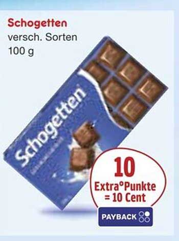 Schogetten - verschiedene Sorten, 100 g