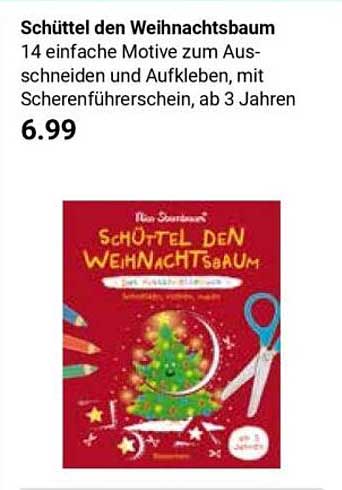 Schüttel den Weihnachtsbaum - 14 einfache Motive zum Ausschneiden und Aufkleben