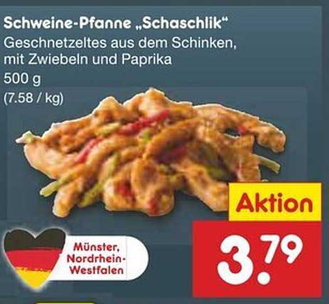 Schweine-Pfanne „Schaschlik“