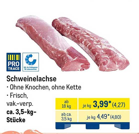 Schweineleche - Ohne Knochen, ohne Kette