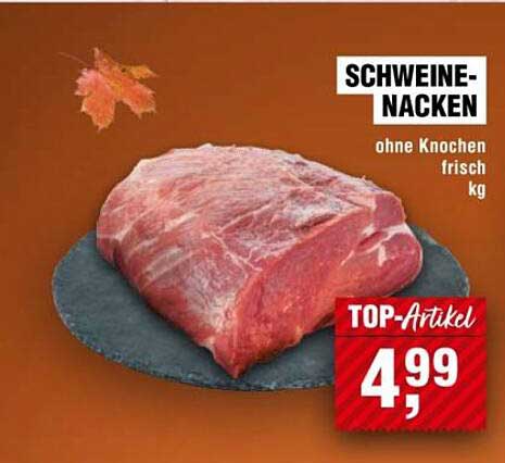 Schweinenacken ohne Knochen frisch kg