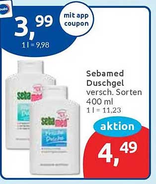 Sebamed Duschgel versch. Sorten 400 ml