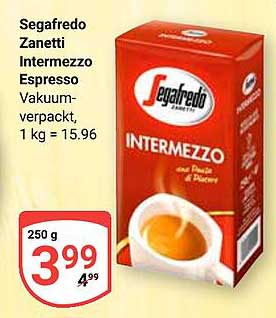 Segafredo Zanetti Intermezzo Espresso - 250 g