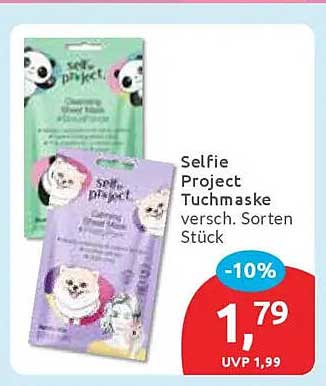 Selfie Project Tuchmaske versch. Sorten Stück