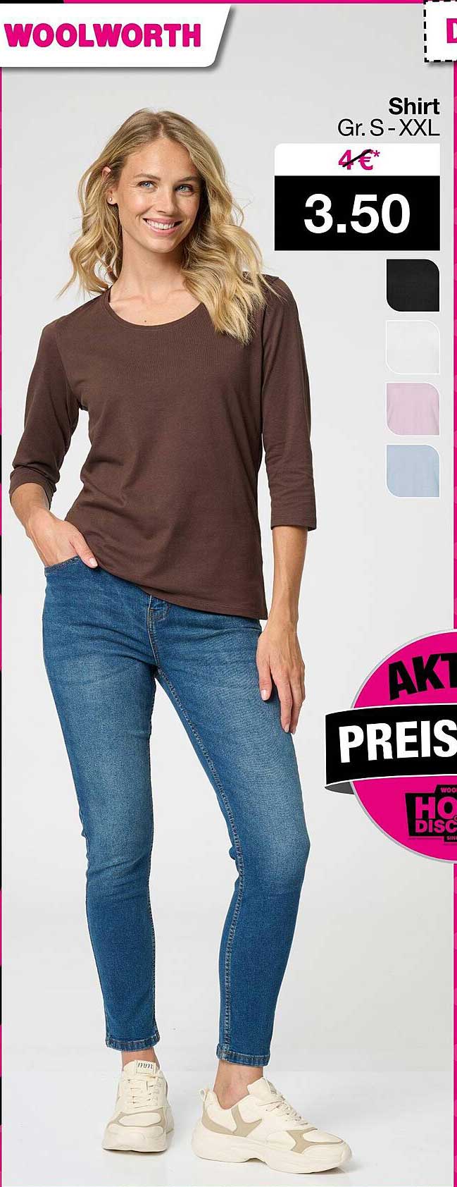 Shirt Gr. S - XXL für nur 3,50 € (statt 4 €)