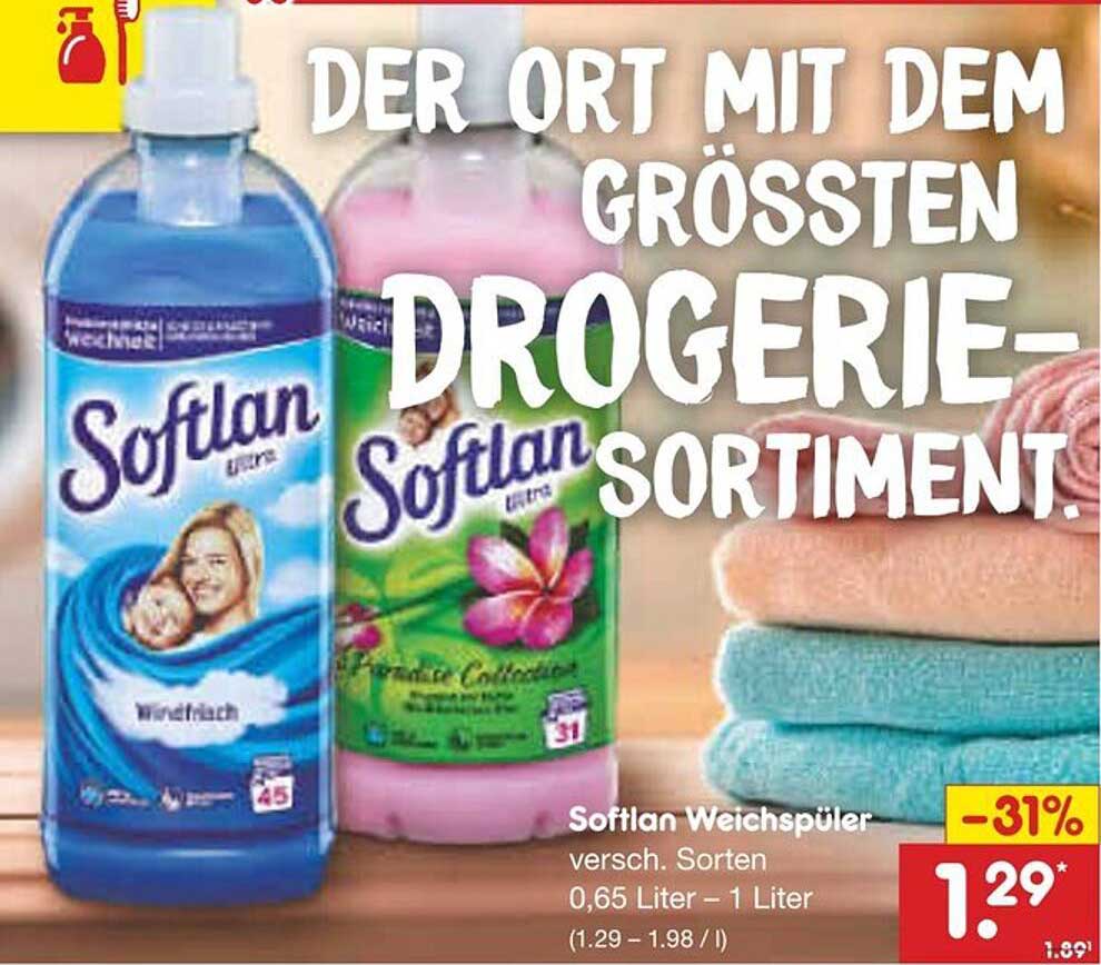Soflan Weichspüler - verschiedene Sorten