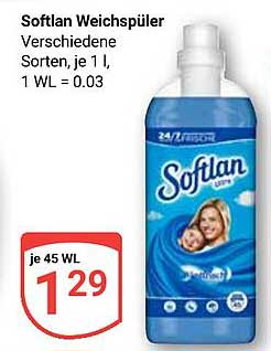 Softlan Weichspüler - Verschiedene Sorten, je 1 L