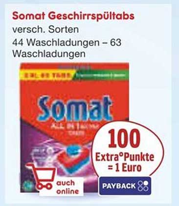 Somat Geschirrspültabs – verschiedene Sorten