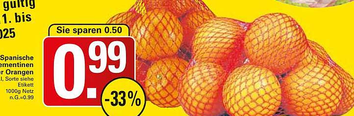 Spanische Clementinen