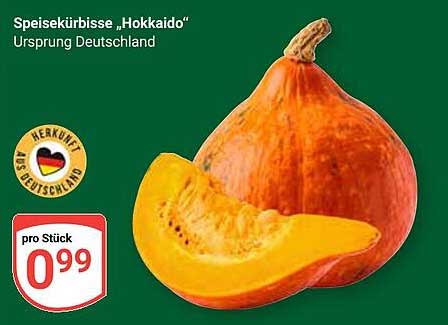 Speisekürbisse "Hokkaido" – Ursprünglich aus Deutschland