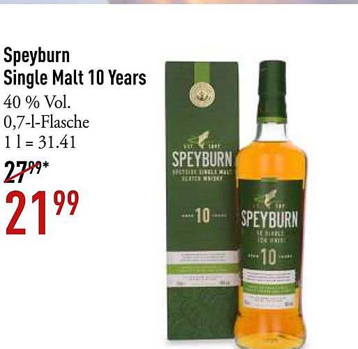 Speyburn Single Malt 10 Years