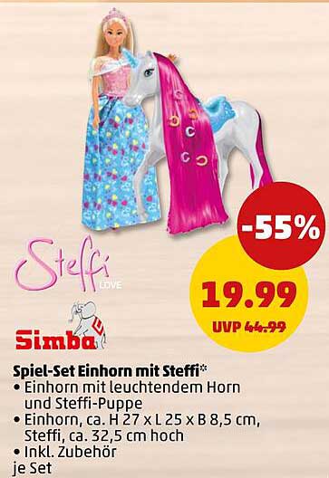 Spiel-Set Einhorn mit Steffi*