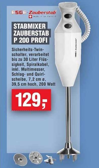 Stabmixer Zauberstab P 200 Profi