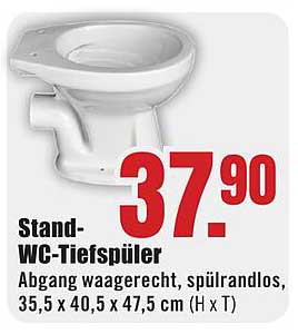 Stand-WC-Tiefspüler