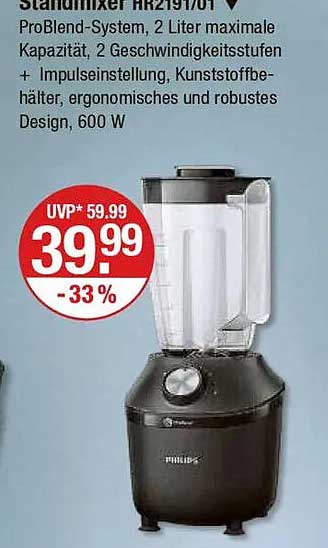 Standmixer HR2197/01