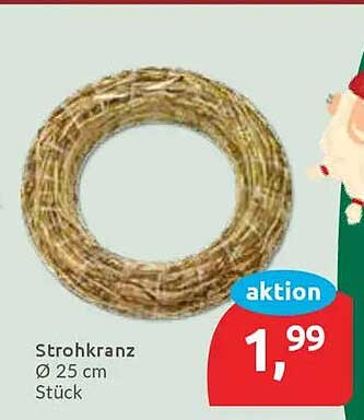 Strohkranz Ø 25 cm Stück