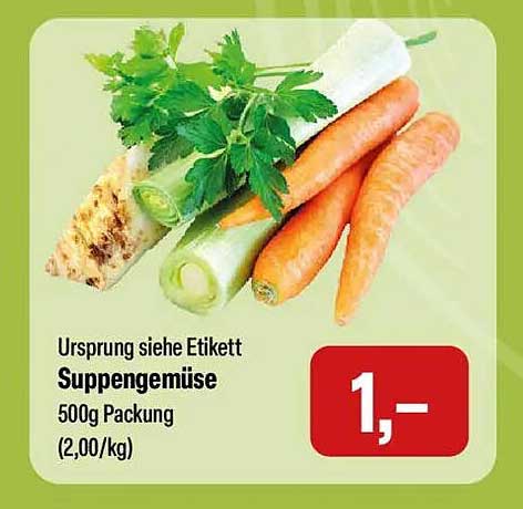 Suppengemüse 500g Packung