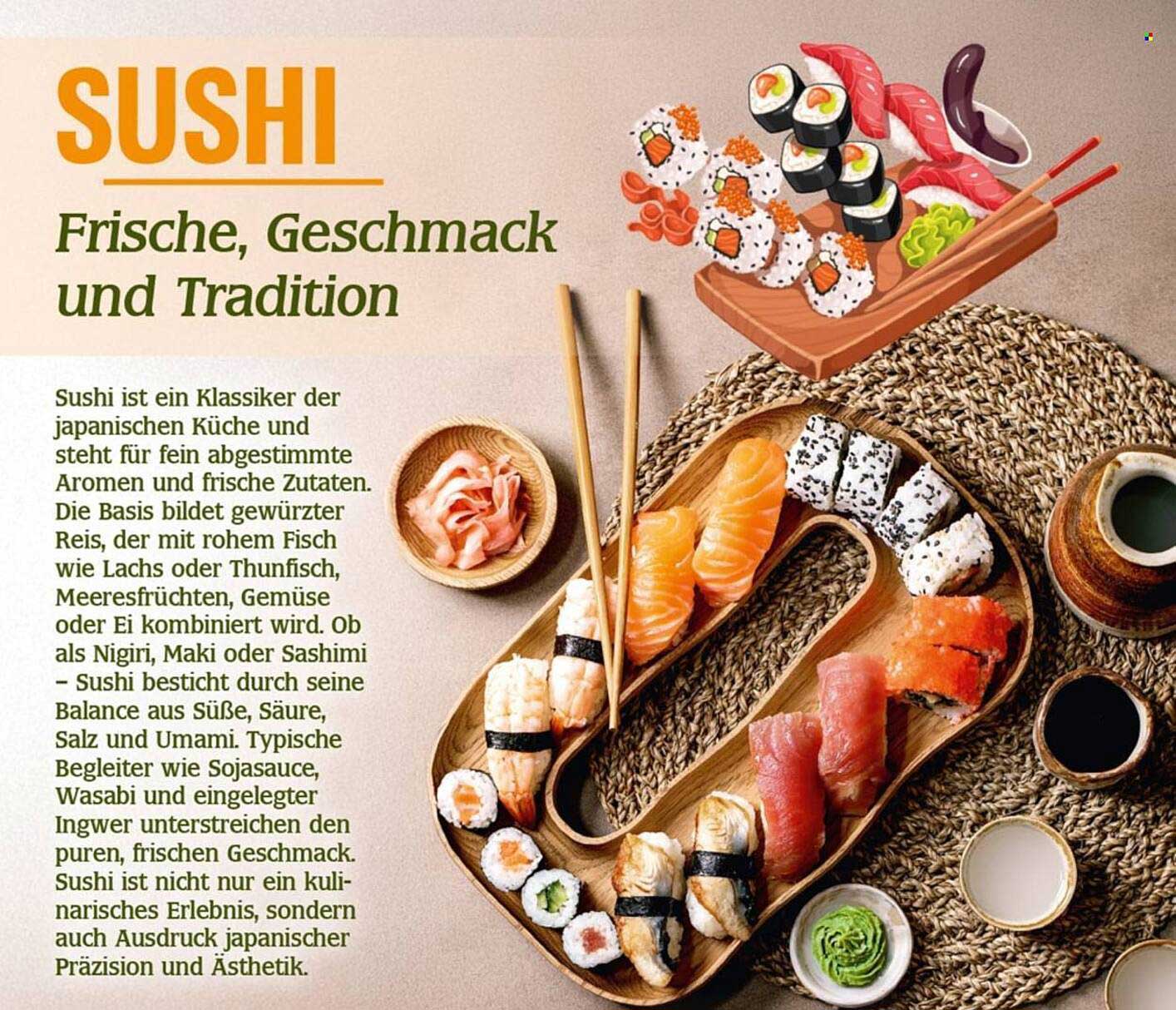 Sushi – Frische, Geschmack und Tradition