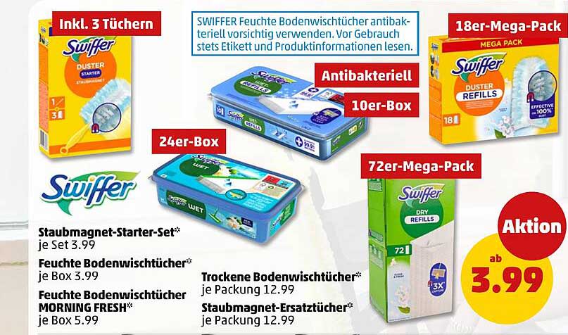 SWIFFER Feuchte Bodentücher - Aktion vom 10.11.2025 bis 15.11.2025