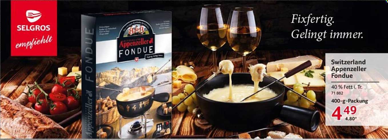 Switzerland Appenzeller Fondue 400-g-Packung