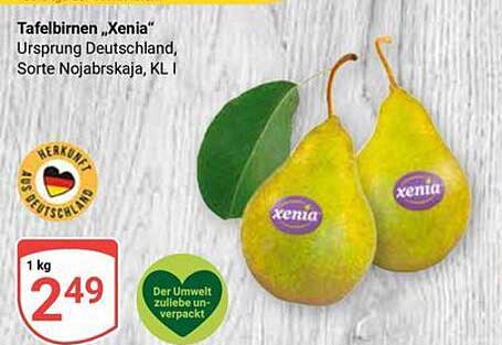 Tafelbirnen „Xenia“ 1 kg