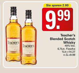 Teacher's Blended Scotch Whisky 0,7 L