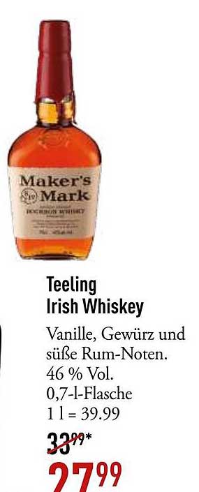 Teeling Irish Whiskey