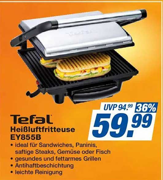 Tefal Heißluftfritteuse EY855B