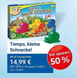 Tempo, kleine Schnecke!