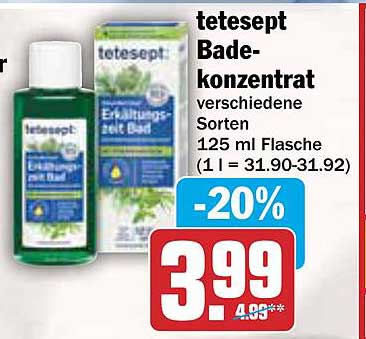 tetesept Bade-Konzentrat verschiedene Sorten 125 ml Flasche