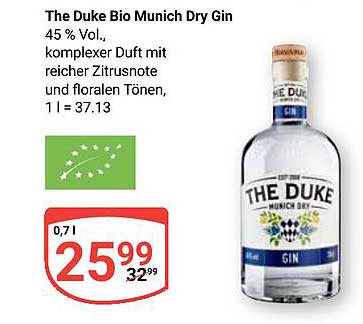The Duke Bio Munich Dry Gin