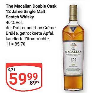 The Macallan Double Cask 12 Jahre Single Malt Scotch Whisky