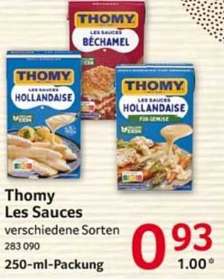 Thomy Les Sauces - verschiedene Sorten 250-ml-Packung