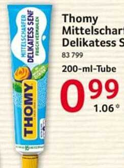 Thomy Mittelscharfer Delikatess Senf 200 ml