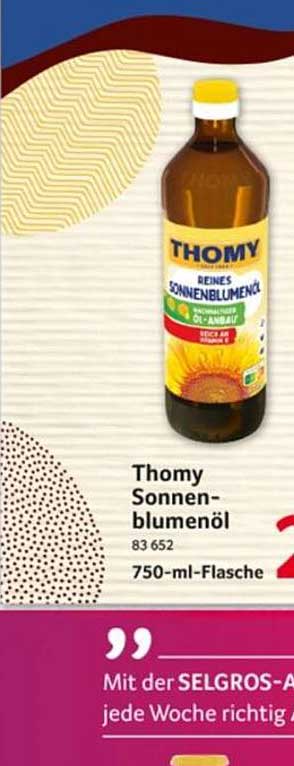 Thomy Sonnenblumenöl 750-ml-Flasche