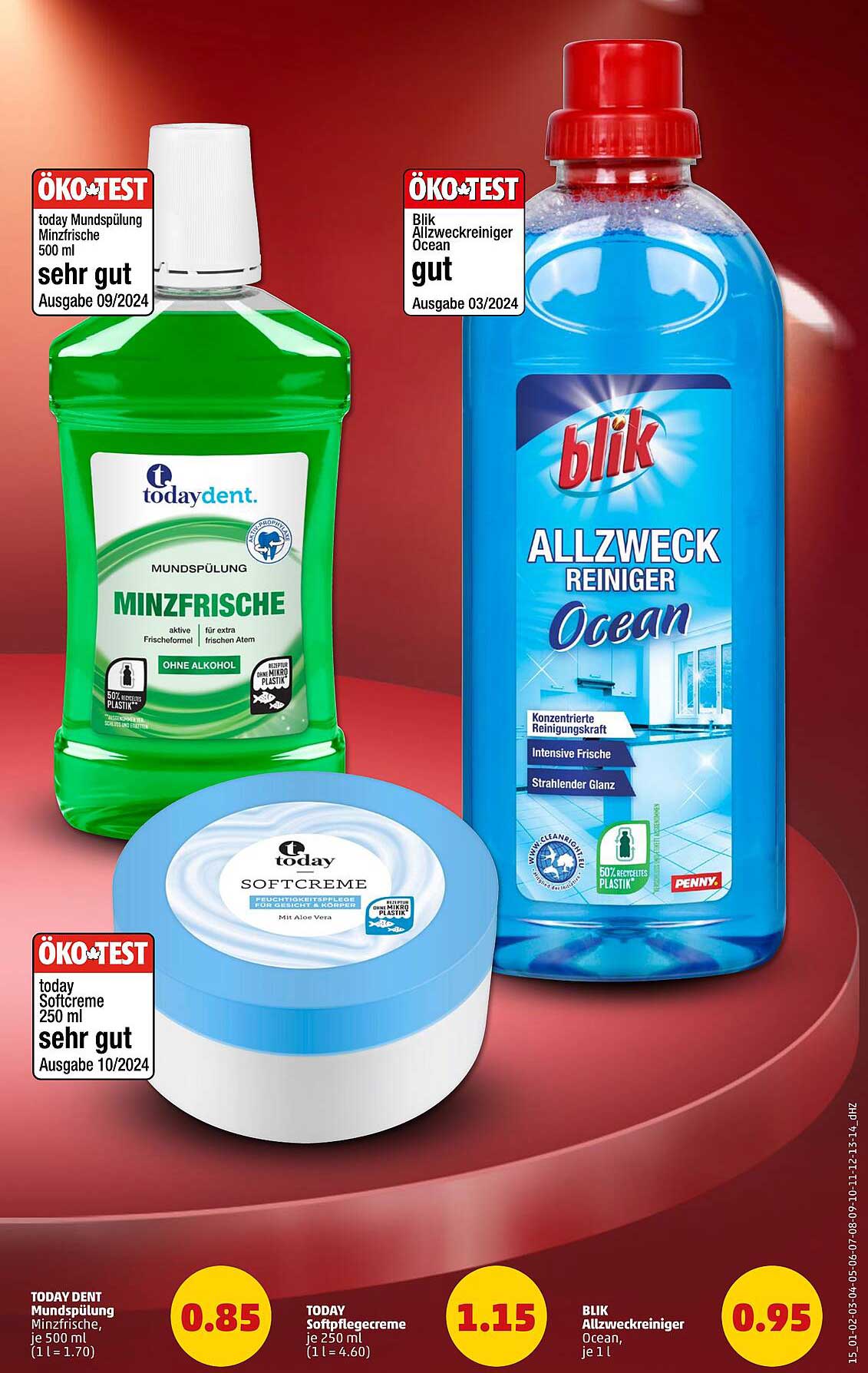 today Dent Mundspülung Minzfrische 500 ml