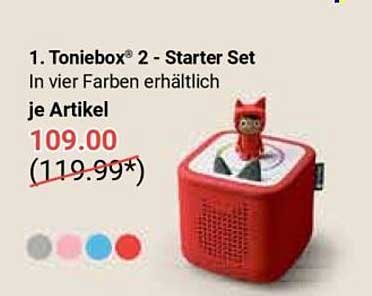 Tonibox® 2 - Starter Set in vier Farben erhältlich
