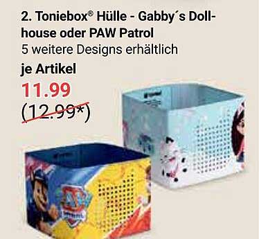 Toniebox® Hülle - Gabby´s Dollhouse oder PAW Patrol