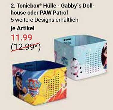 Toniebox® Hülle - Gabby´s Dollhouse oder PAW Patrol