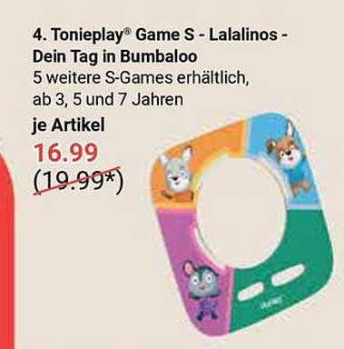 Tonieplay® Game S - Lalalinos - Dein Tag in Bumbaloo